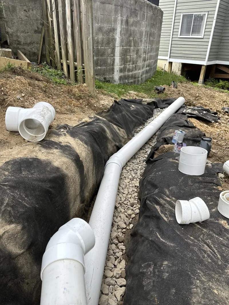 Drainage comes first